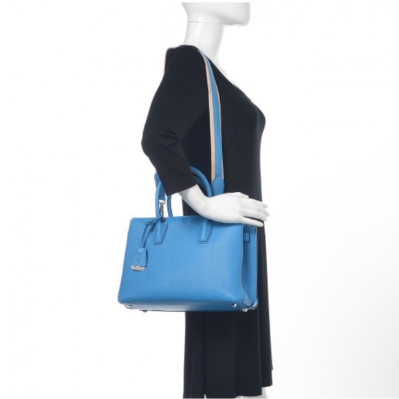 MCM Grained Calfskin Medium Milla Tote - Picture 16 of 16